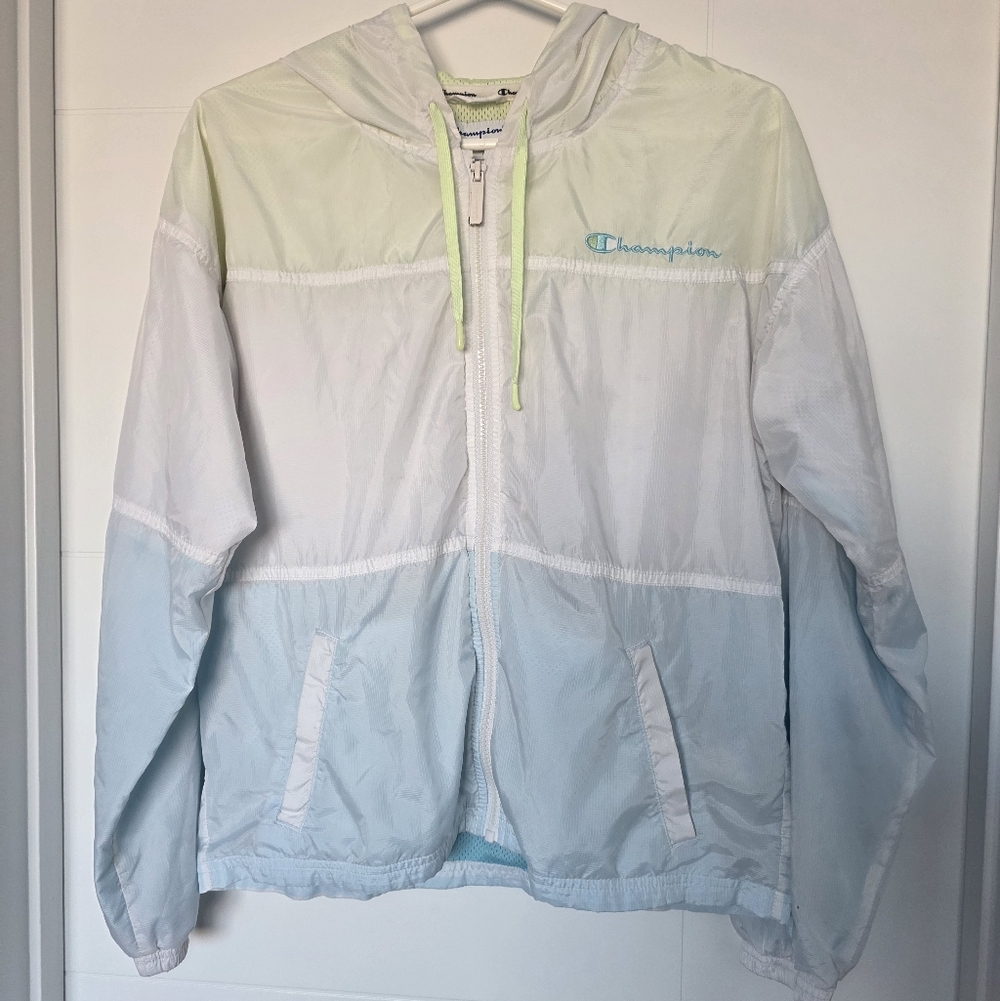 Champion Pastel Colorblock Windbreaker - Size Small
